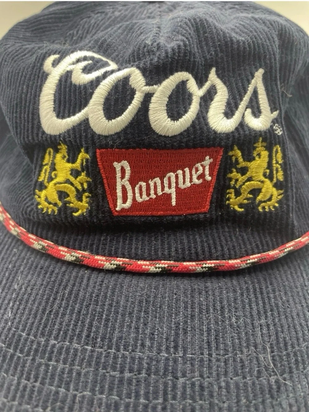 Coors Banquet Navy Corduroy Hat - Men's Baseball Cap